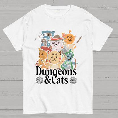 Dungeons and Cats Geeky T-Shirt