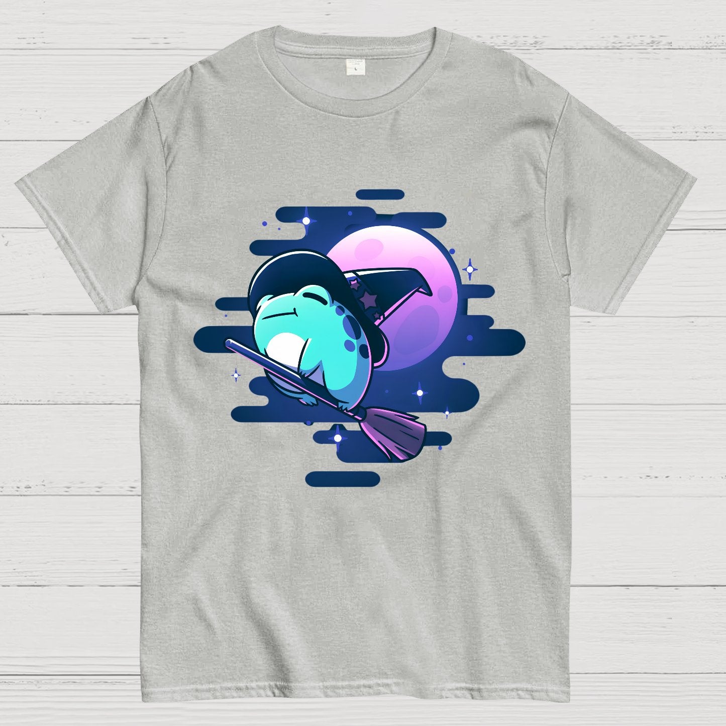 Halloween Frog Witch Geek T-Shirt