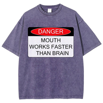 Danger Vintage Distressed T-shirt