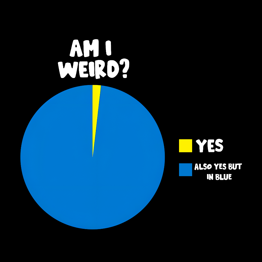 Yes But In Blue Geek T-Shirt