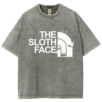 Slothface Vintage Distressed T-shirt