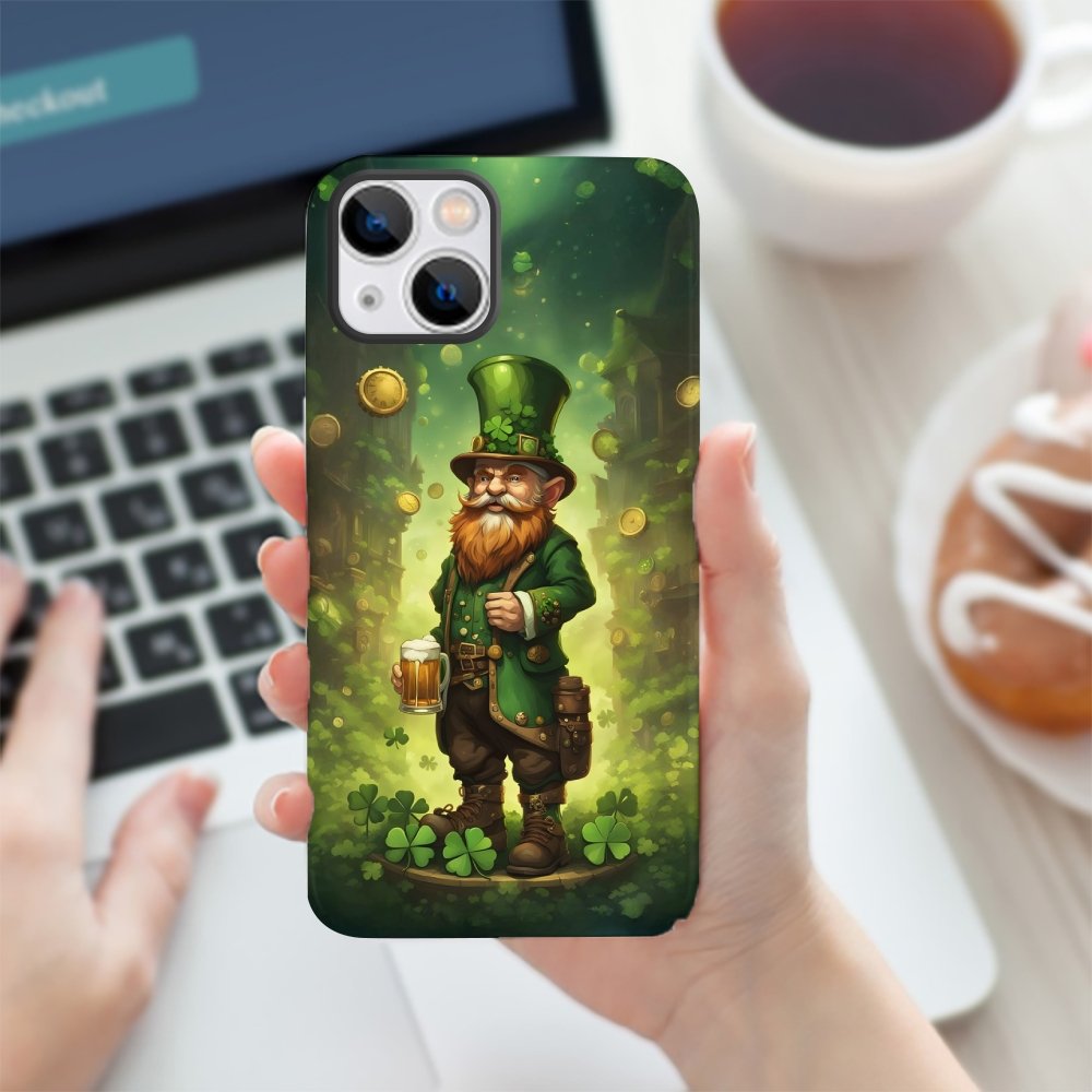 St. Patrick's Day Lucky Green Print Phone Cases