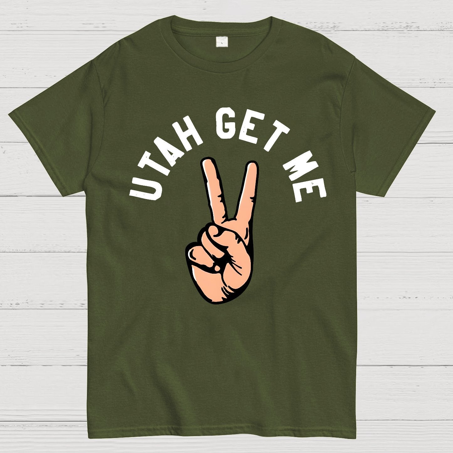 Utah Get Me Two Ocean Wave's Surf Shop Geek T-Shirt