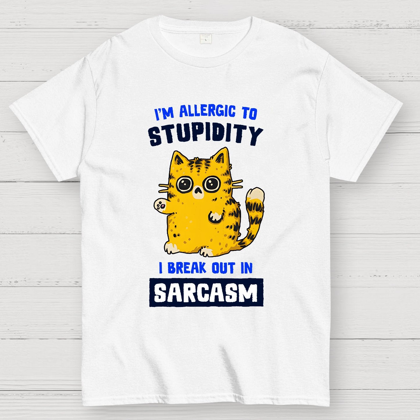 I Am Allergic To Stupidity Geek T-Shirt