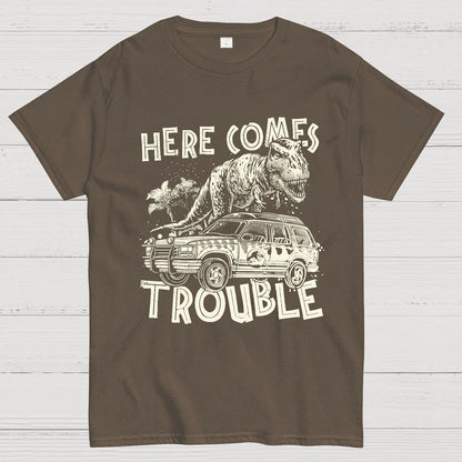 Here Comes Trouble Geek T-Shirt