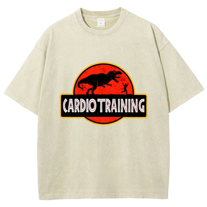 Cardio Training Vintage Distressed T-shirt