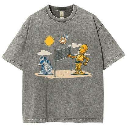 A New Serve Vintage Distressed T-shirt