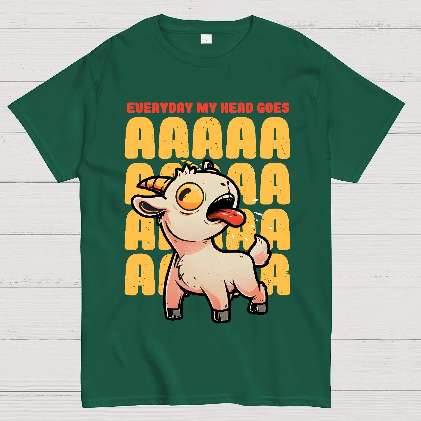 Everyday My Head Goes AAA Geek T-Shirt