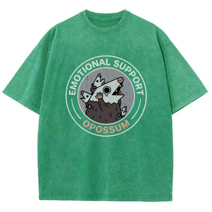 Emotional Support Possum Vintage Distressed T-shirt