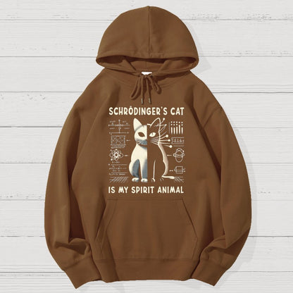 Schrodinger's Сat Science Geek Cotton Hoodie