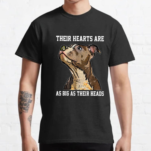 Their Hearts Are As Big As Their Heads Nerdy T-Shirt