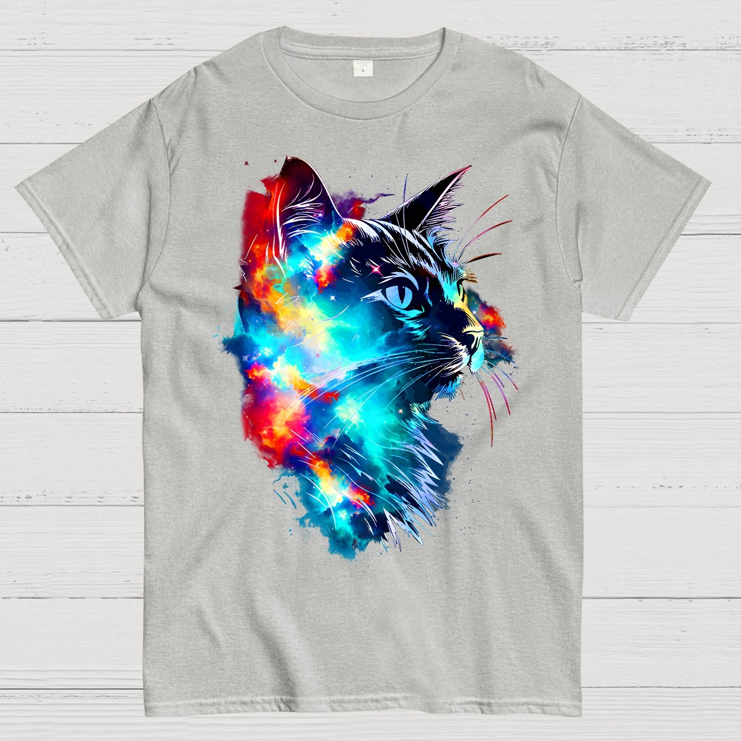 Cosmos Cat Geek T-Shirt