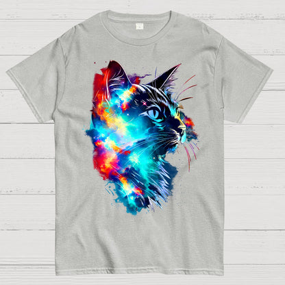 Cosmos Cat Geek T-Shirt
