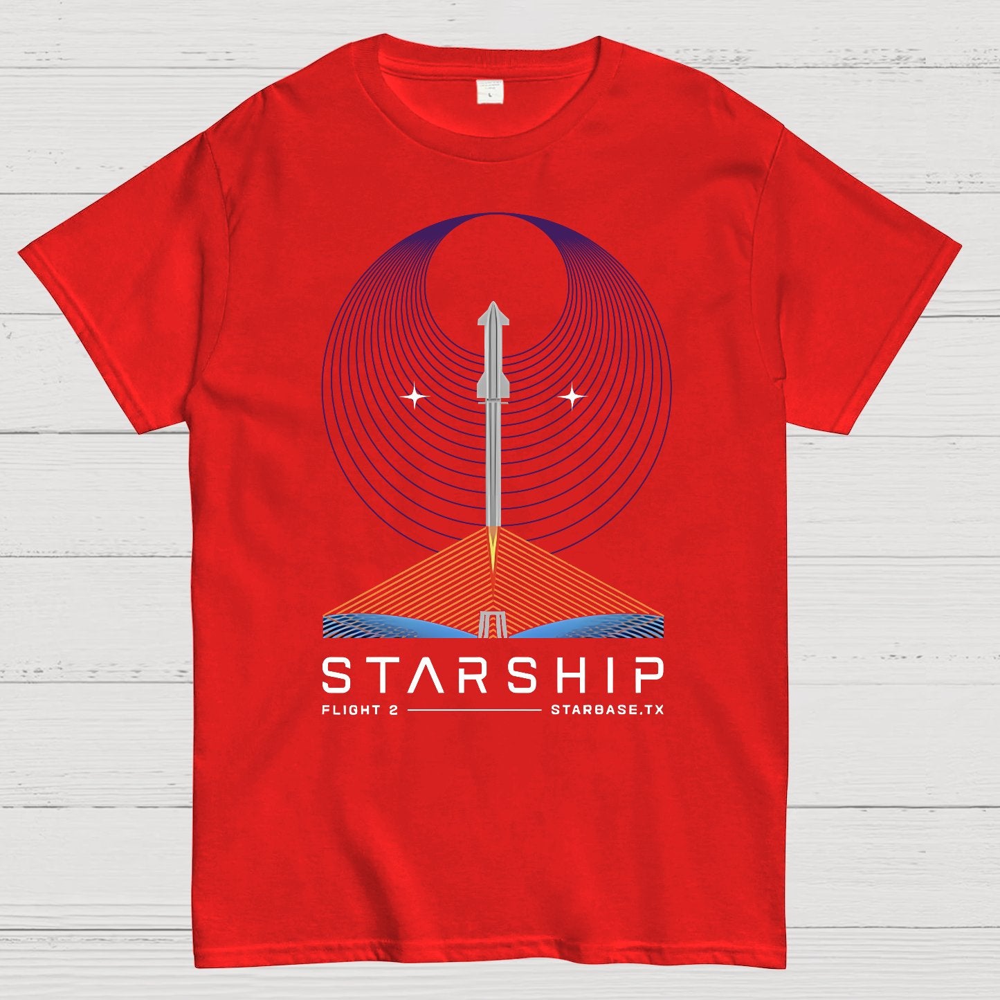 Starship Flight 2 Nerdy T-Shirt
