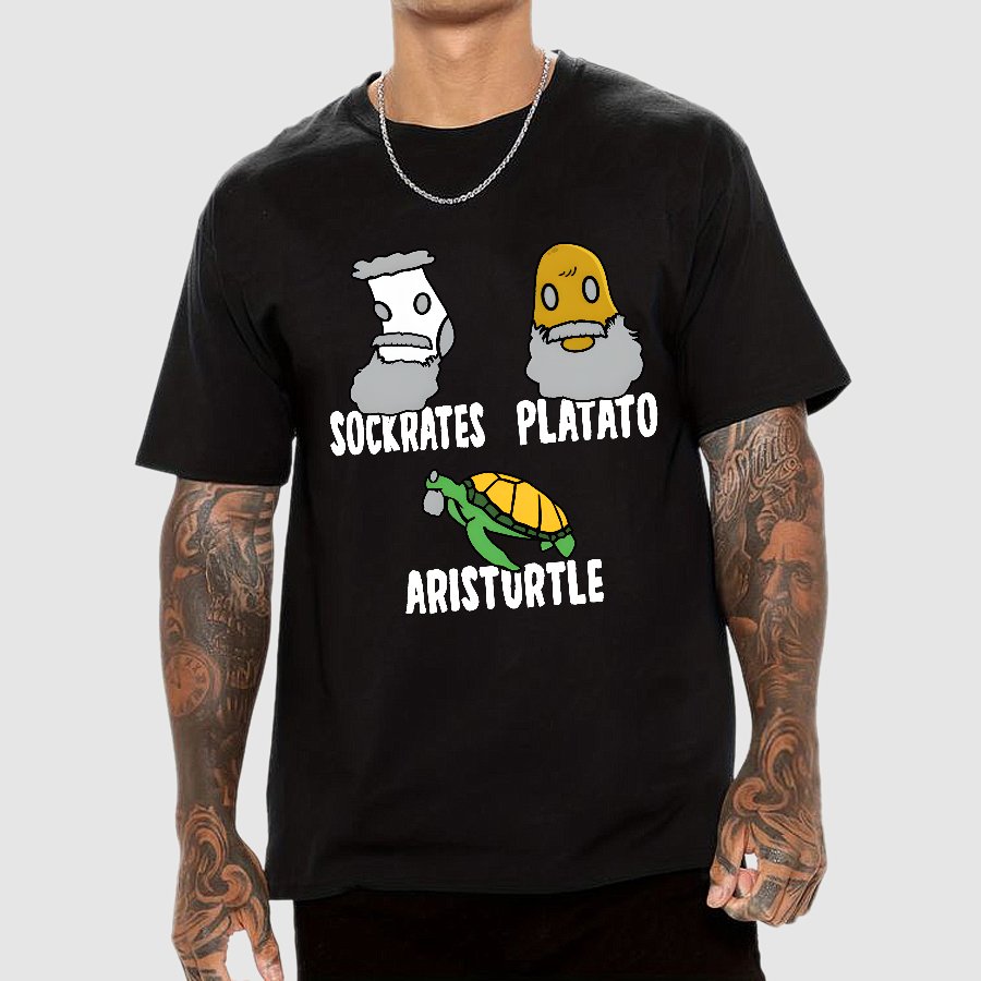SOCKRATES PLATATO ARISTURTLE Geek T-Shirt