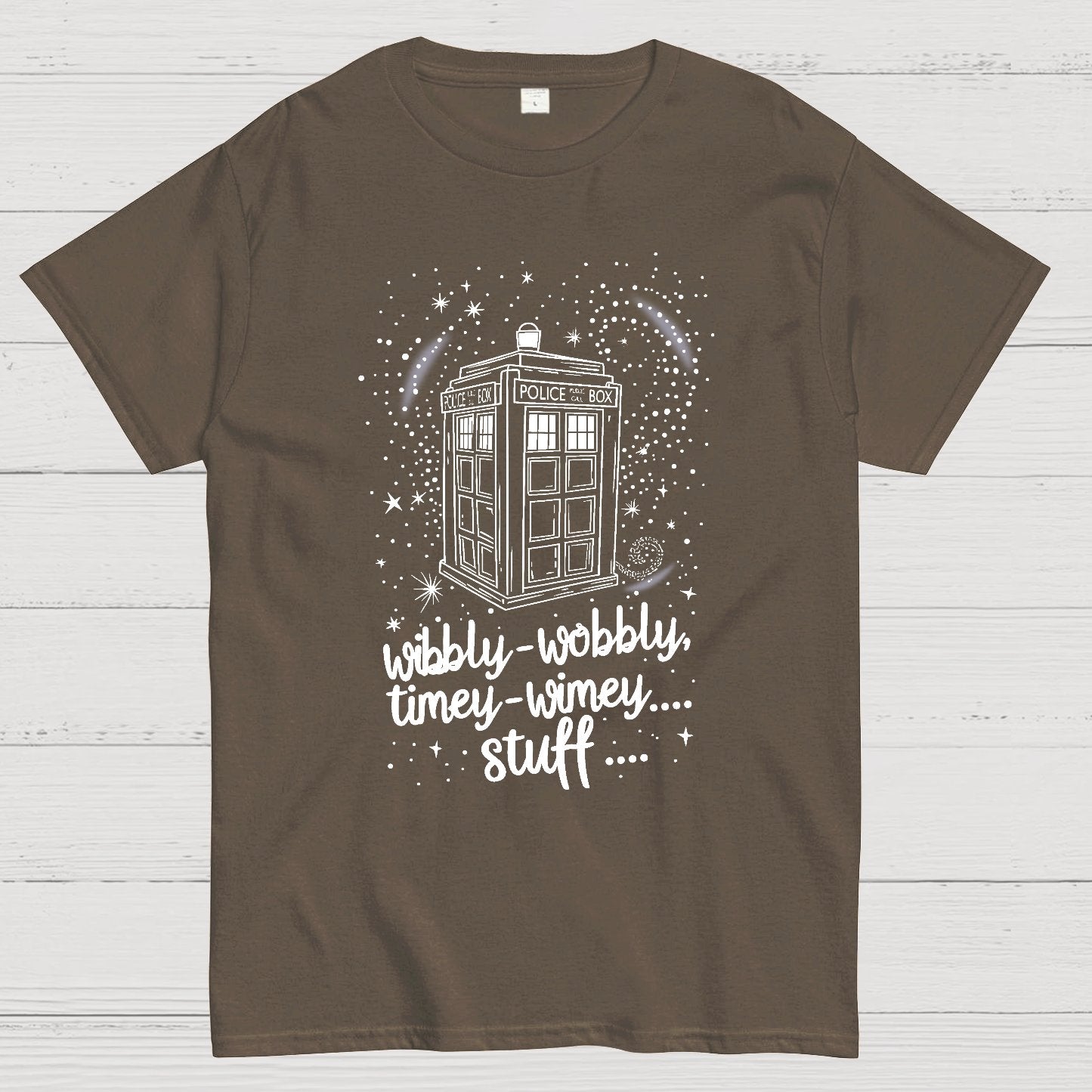 Wibbly wobbly, timey wimey Christmas Geek T-Shirt
