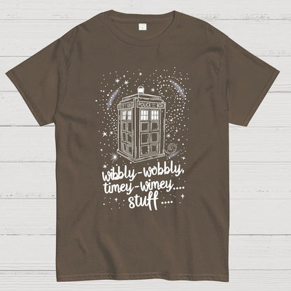 Wibbly wobbly, timey wimey Christmas Geek T-Shirt