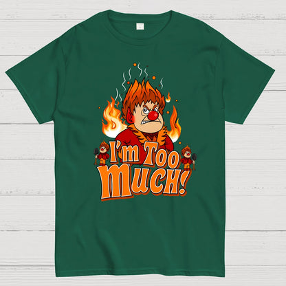 Mysterious Brothers' Christmas Matching  I'm Too Much Geek T-Shirt