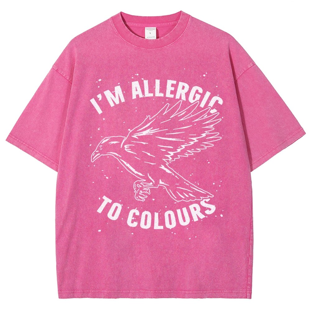 Im Allergic To Colours Vintage Distressed T-shirt