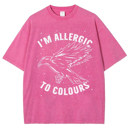 Im Allergic To Colours Vintage Distressed T-shirt