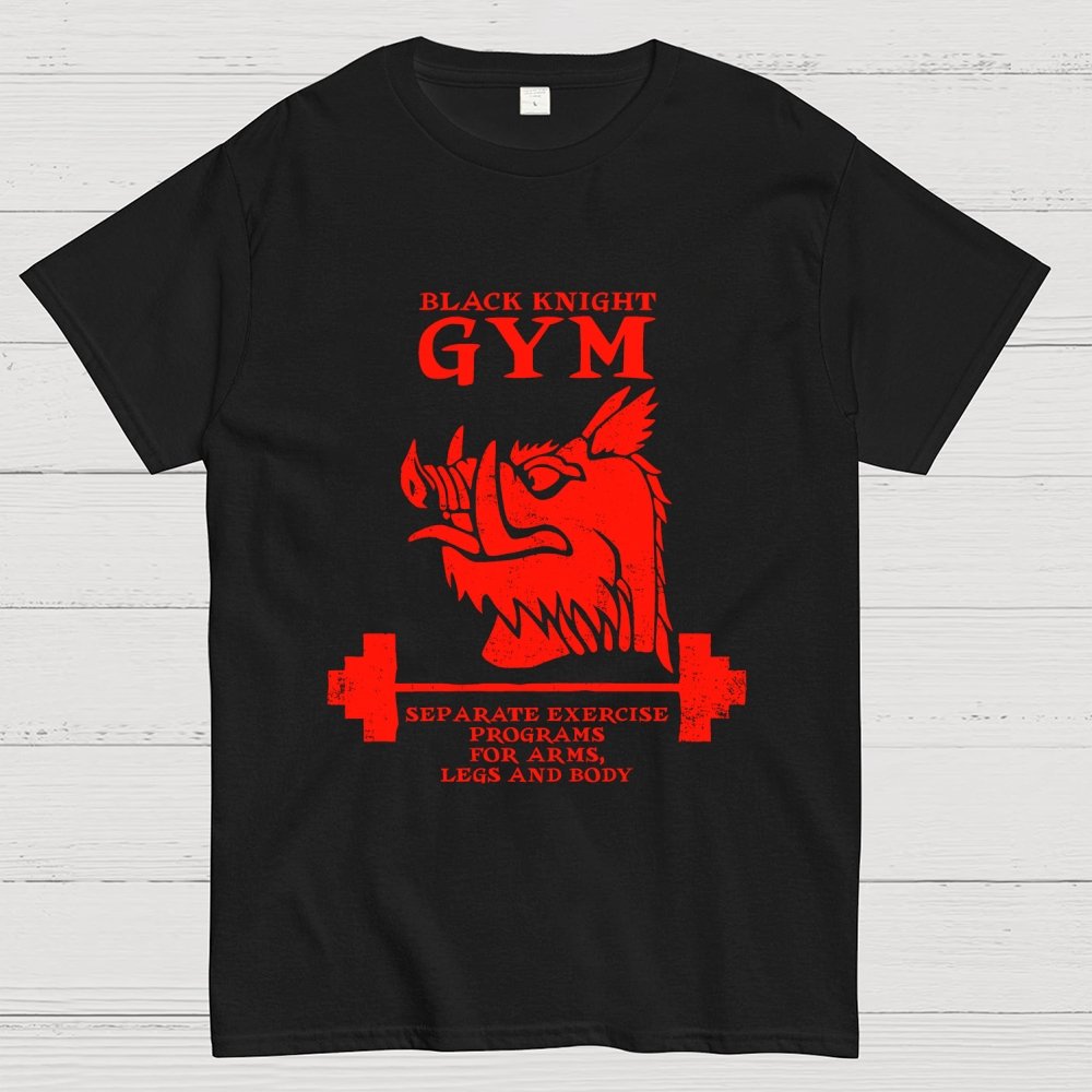 Black Knight Gym Geek T-Shirt