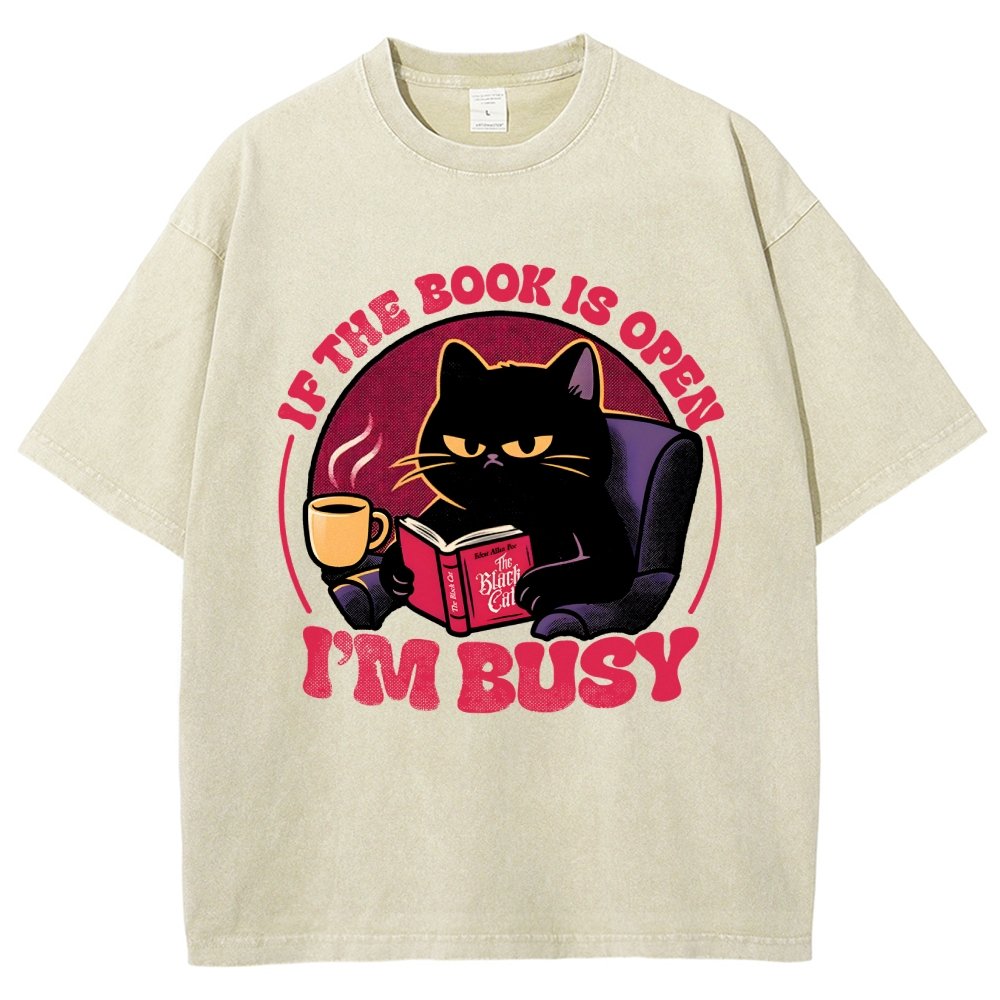 I'm Busy Vintage Distressed T-shirt