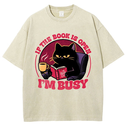I'm Busy Vintage Distressed T-shirt