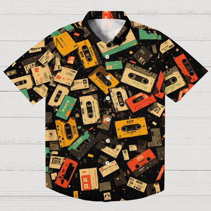 Vintage Tape Geek Hawaiian Shirt