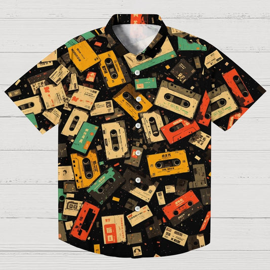 Vintage Tape Geek Hawaiian Shirt