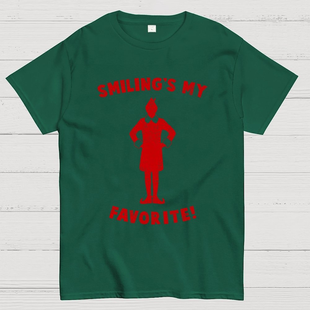 Smiling's My Favorite Geek T-Shirt