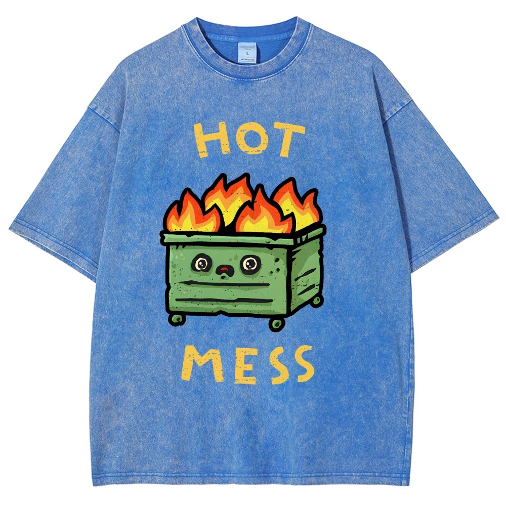 Hot Mess Vintage Distressed T-shirt