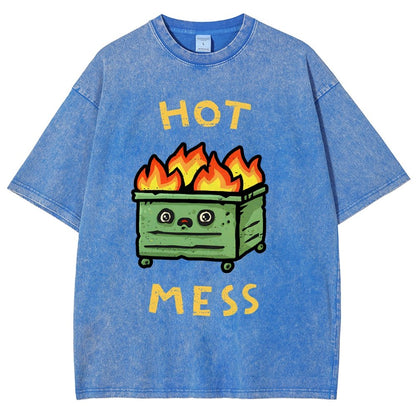 Hot Mess Vintage Distressed T-shirt