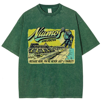 Niamos Beach Vintage Distressed T-shirt
