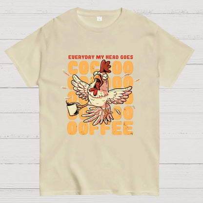 Cocoffee Funny Chicken Nerdy T-Shirt