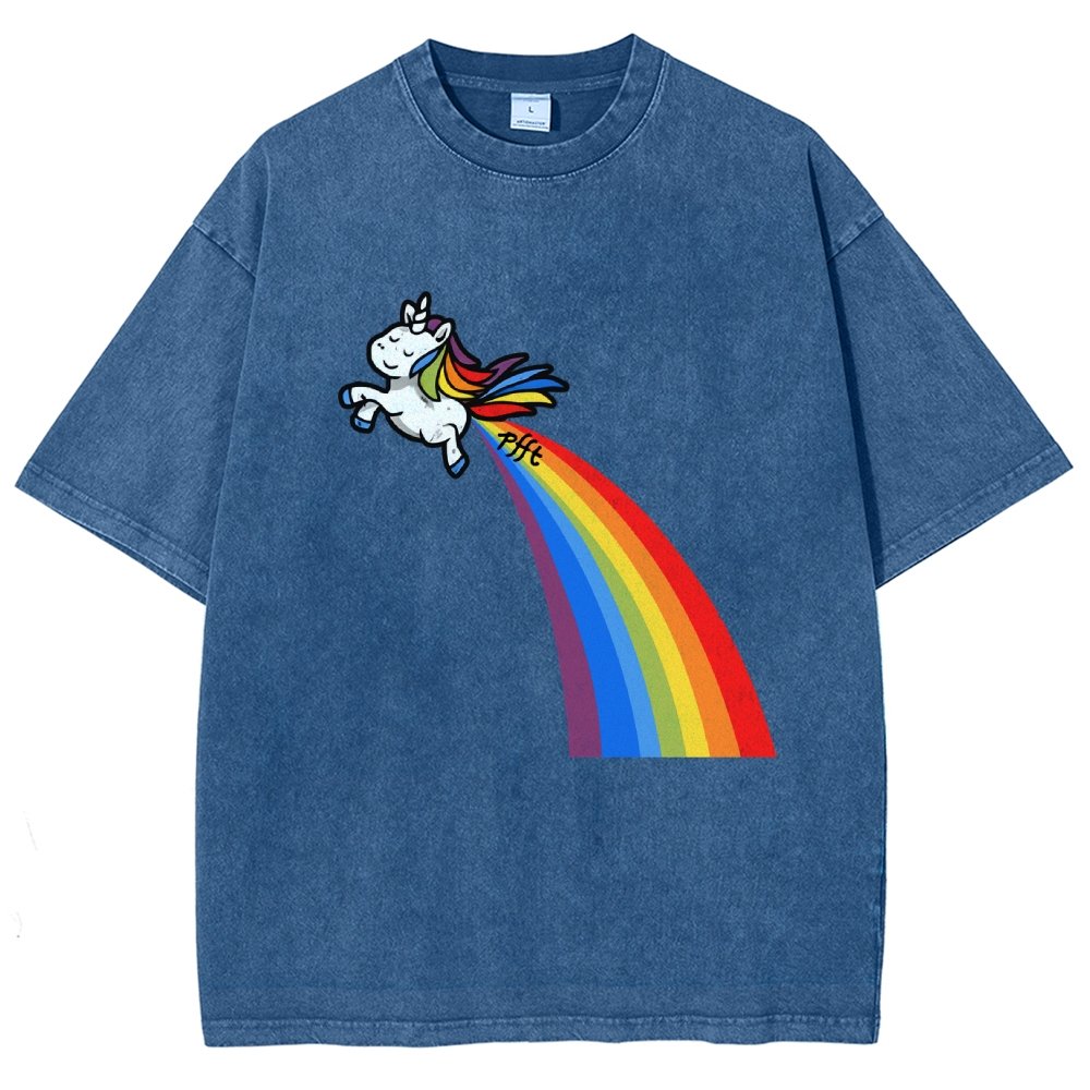 I Fart Rainbows Vintage Distressed T-shirt