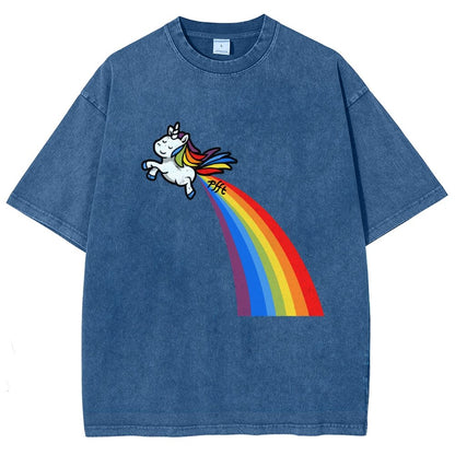 I Fart Rainbows Vintage Distressed T-shirt