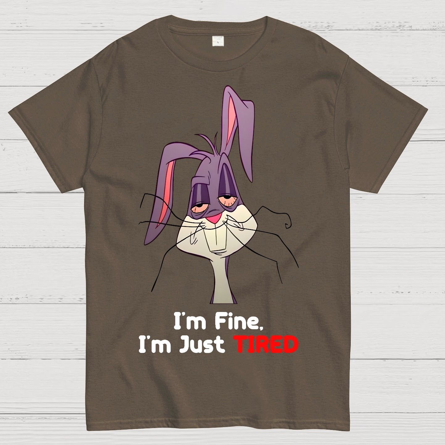 I'm Fine, I'm Just Tired Geek T-Shirt