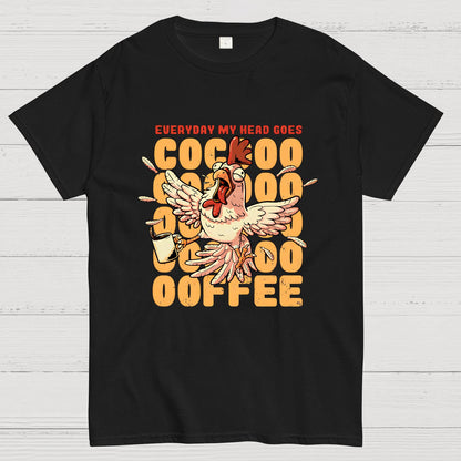 Cocoffee Funny Chicken Nerdy T-Shirt