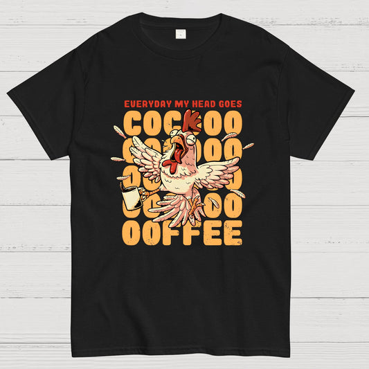 Cocoffee Funny Chicken Nerdy T-Shirt