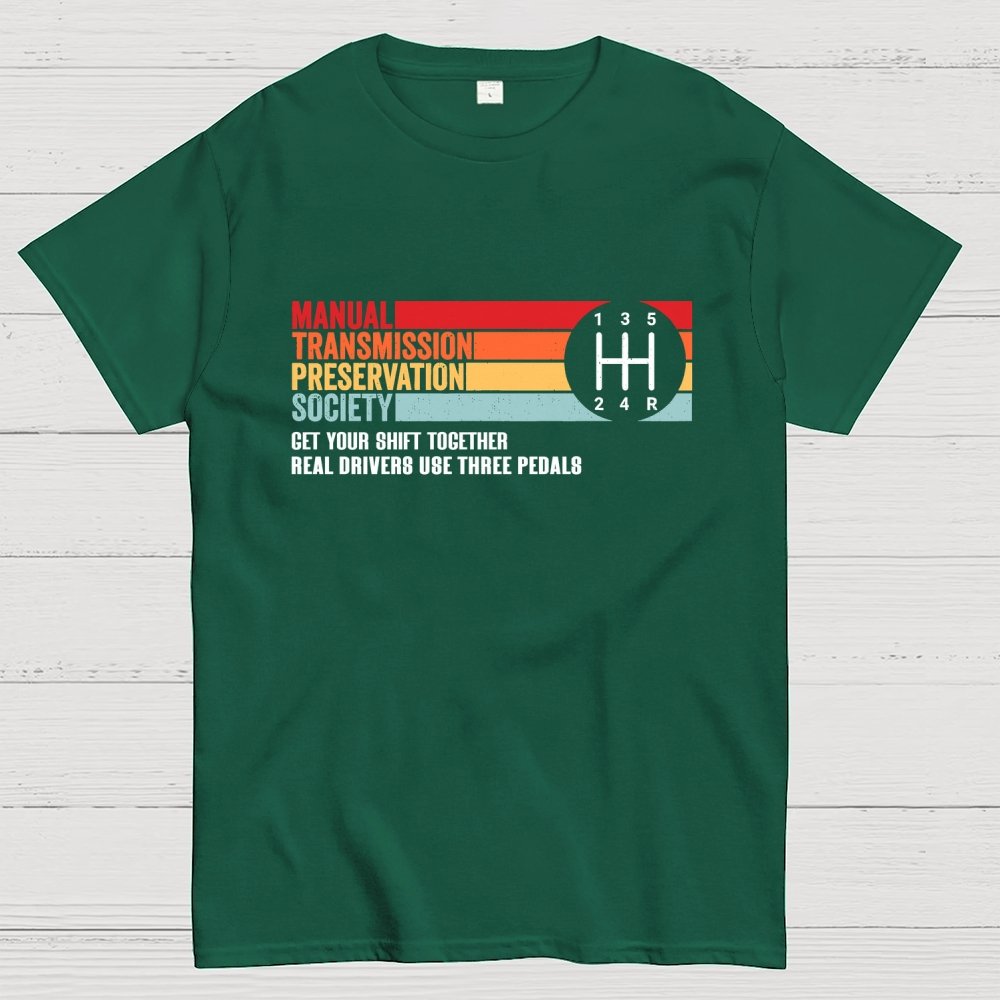 The Manual Transmission Preservation Society Geek T-Shirt