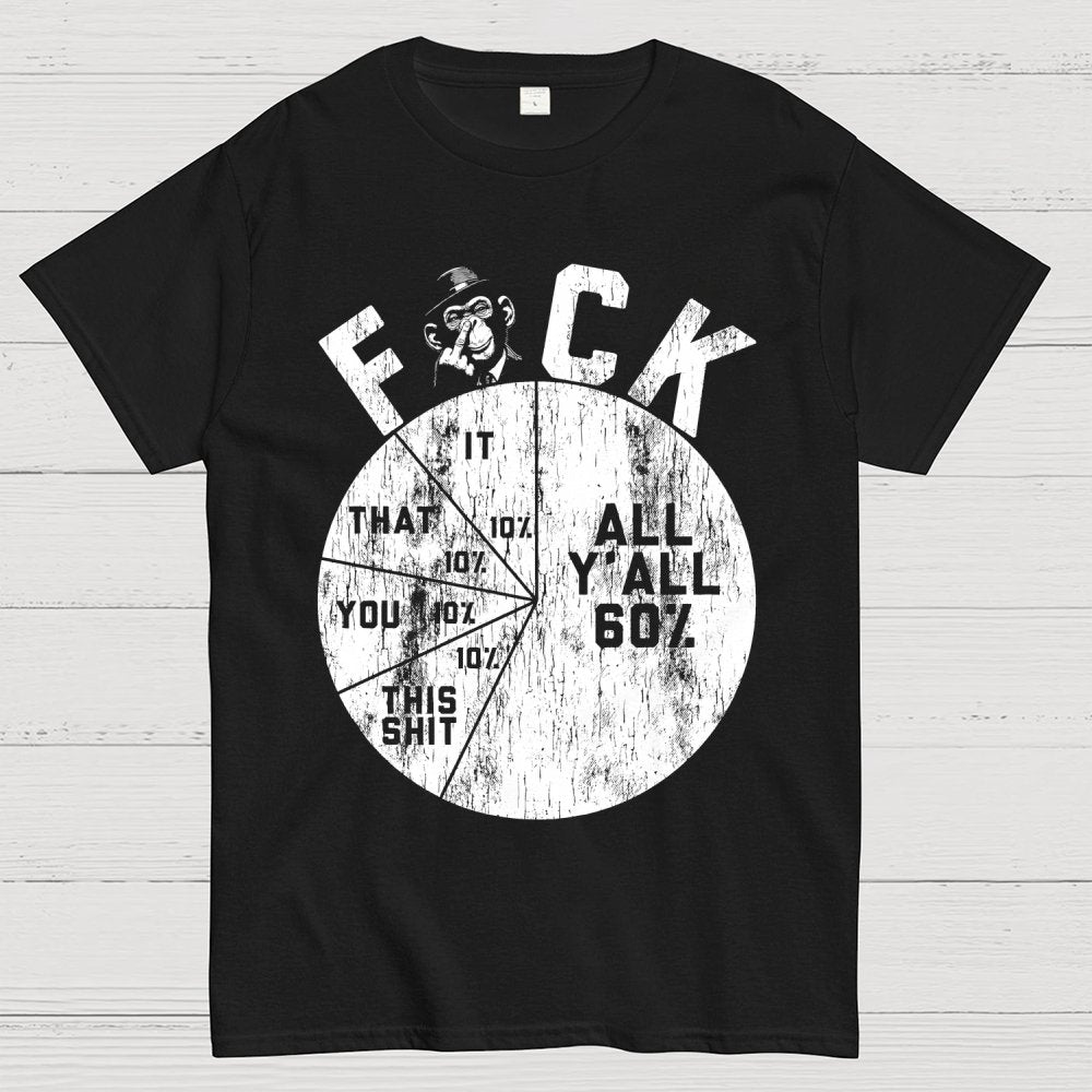 Sentiment Quantification Failure Pie Chart Geek T-Shirt