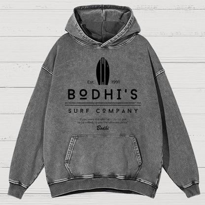 Bodhi's Surf Company Est. 1991 Vintage Distressed Hoodie