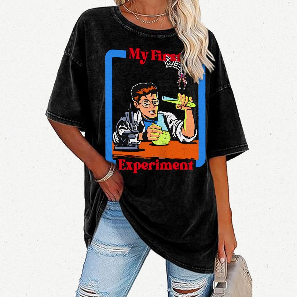 My First Experiment Vintage Distressed T-shirt