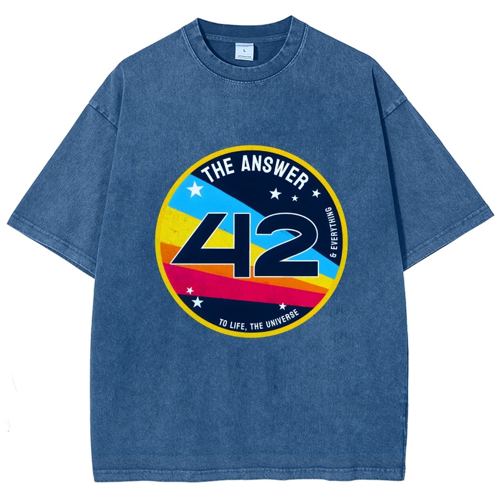 The Answer is 42 Vintage Distressed T-shirt