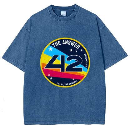 The Answer is 42 Vintage Distressed T-shirt