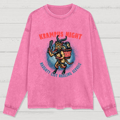 Krampus Night Washed Long Sleeve Tee