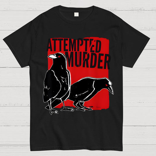 Attempted Murder Crow Geek T-Shirt
