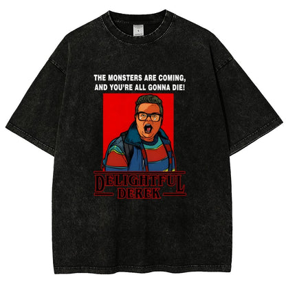 Delightful Hero Vintage Distressed T-shirt