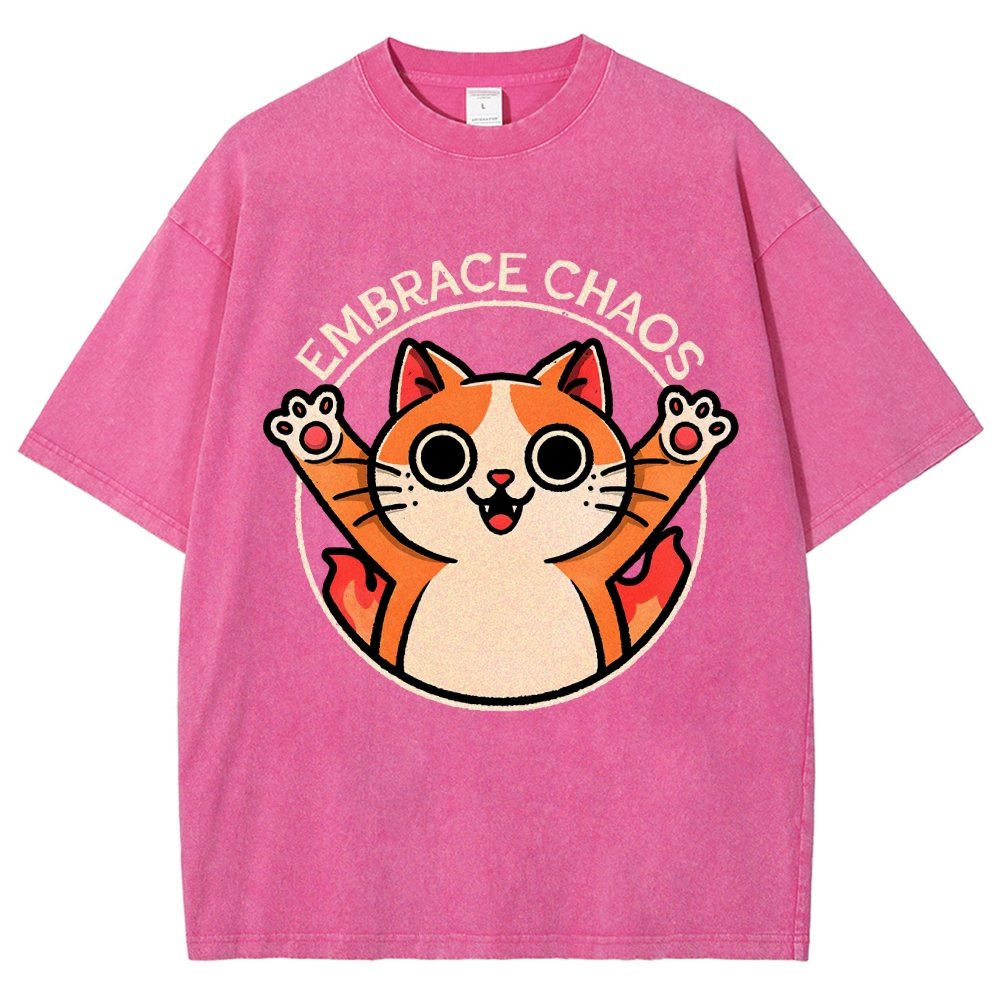 Embrace Chaos Vintage Distressed T-shirt