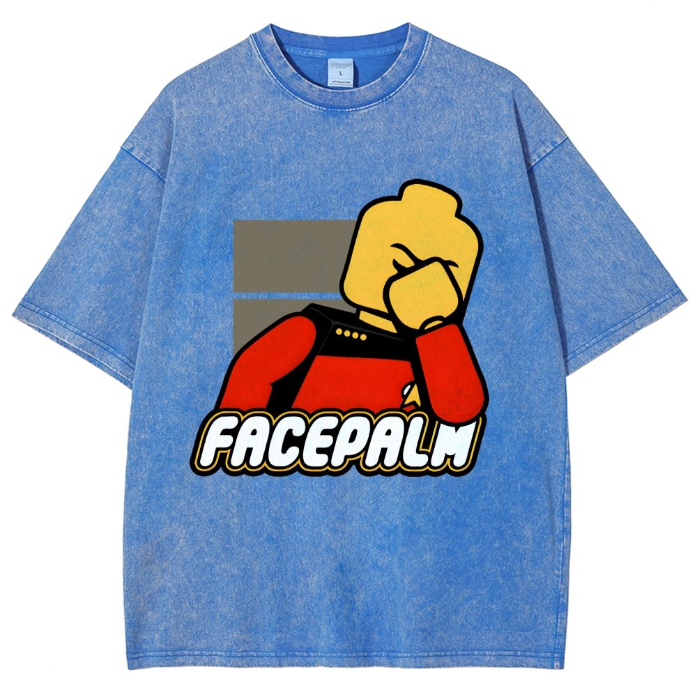 Facepalm Vintage Distressed T-shirt